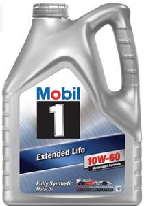 MOBIL 1 EXTENDED LIFE 10W60 4л. SL/SM/CF синтетика, масло моторное